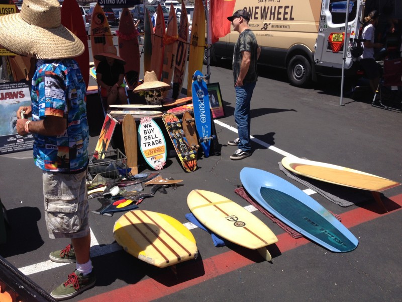 The last of my Boardroom pics. Dude named Steve (I think) had an insane collection of old WAVEset, Hobie dogbone, etc. fins!!!