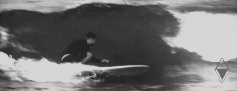 Early morning swell on my 9'0 Gordon and Smith. -2015-