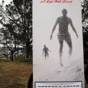 Larry Gordon Memorial Paddle Out at Tourmaline Surfing Park