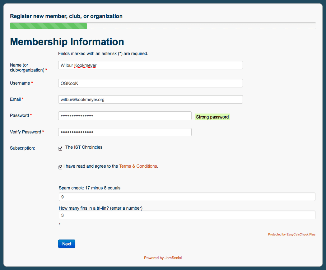 Register with the iSurfedThere.com Surfing Association