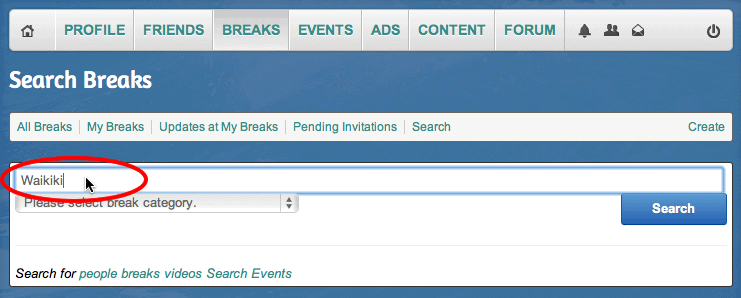 Search All Surf Breaks on iSurfedThere.com